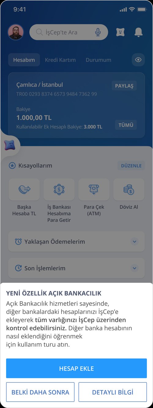 Home page — drawer shows up